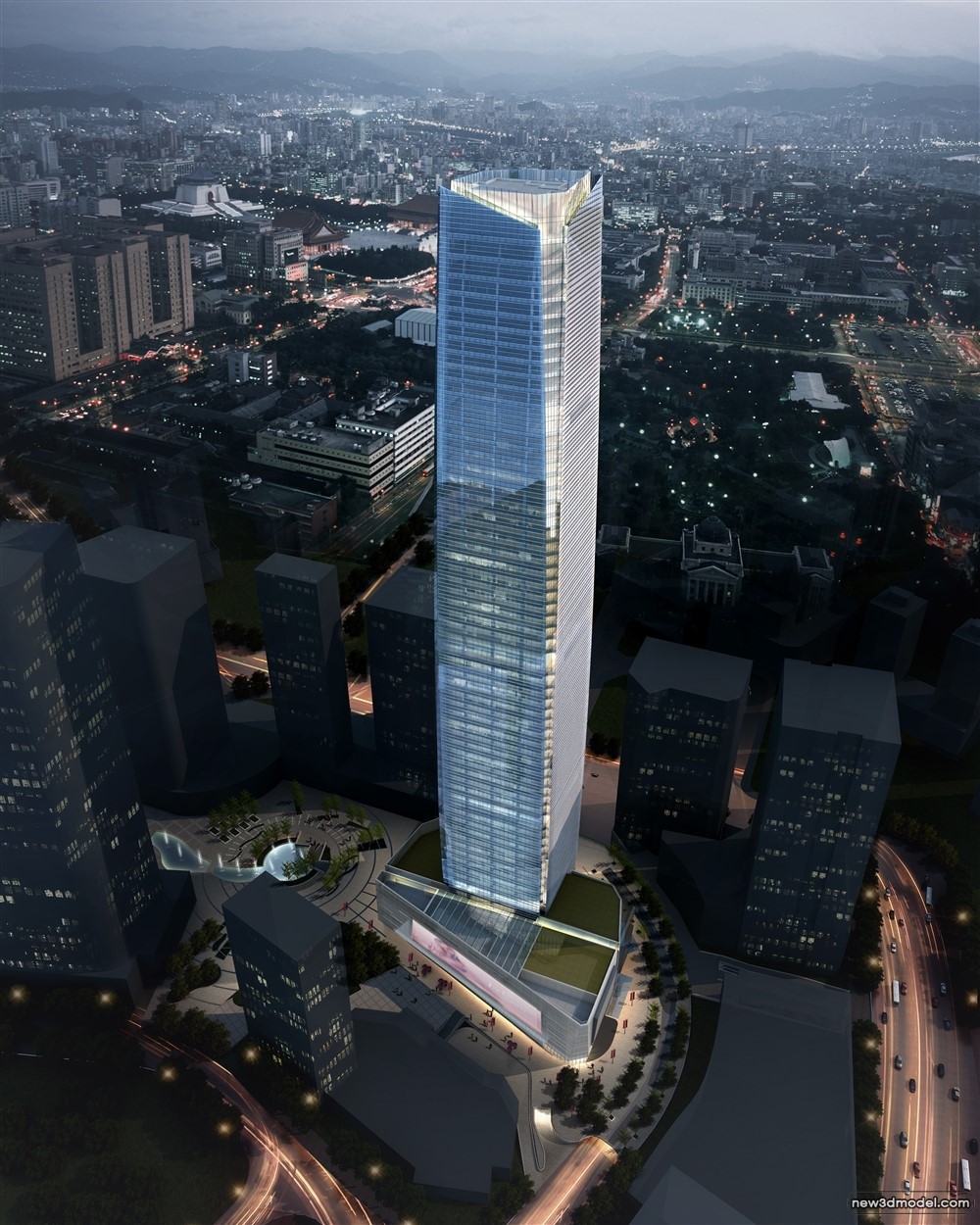 3D Models of Commercial Building – Exterior 3D Scenes – 287 – VRAY - thumbnail 5
