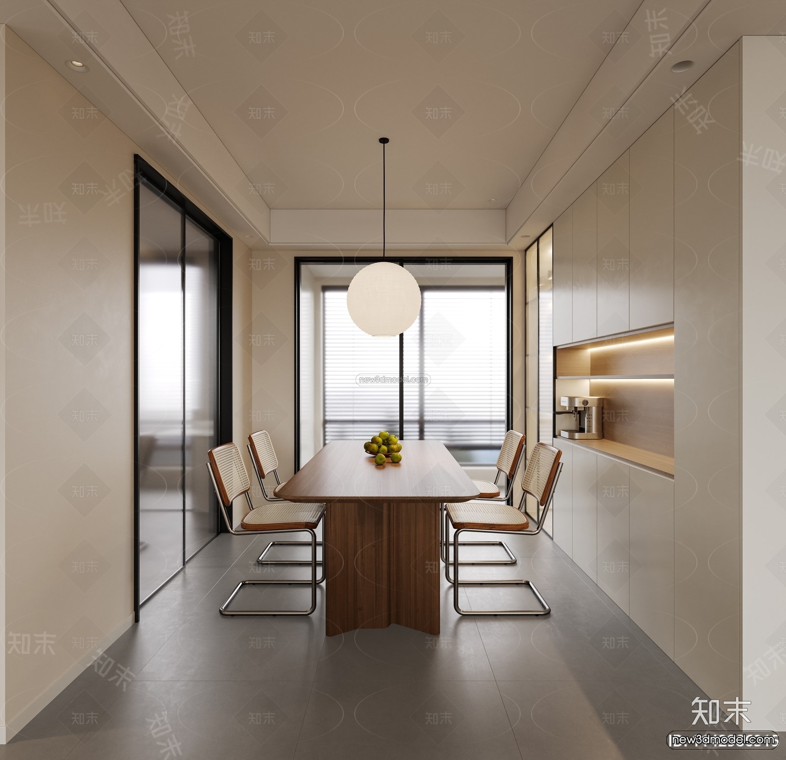 Modern Style Interior 3D Blocks and 3D Models – Living Room 3D Scene – 175 – CORONA - thumbnail 4