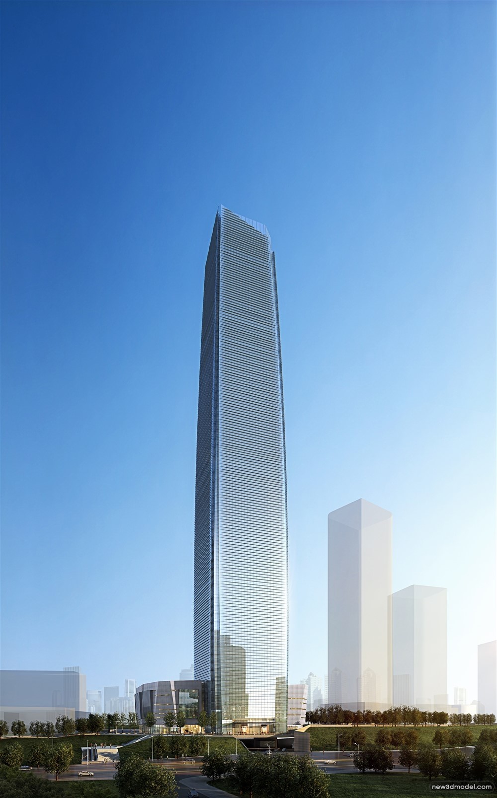 3D Models of Commercial Building – Exterior 3D Scenes – 287 – VRAY - thumbnail 2