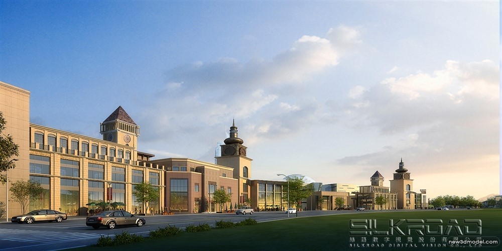 3D Models of Commercial Building – Exterior 3D Scenes – 762 – VRAY - thumbnail 4