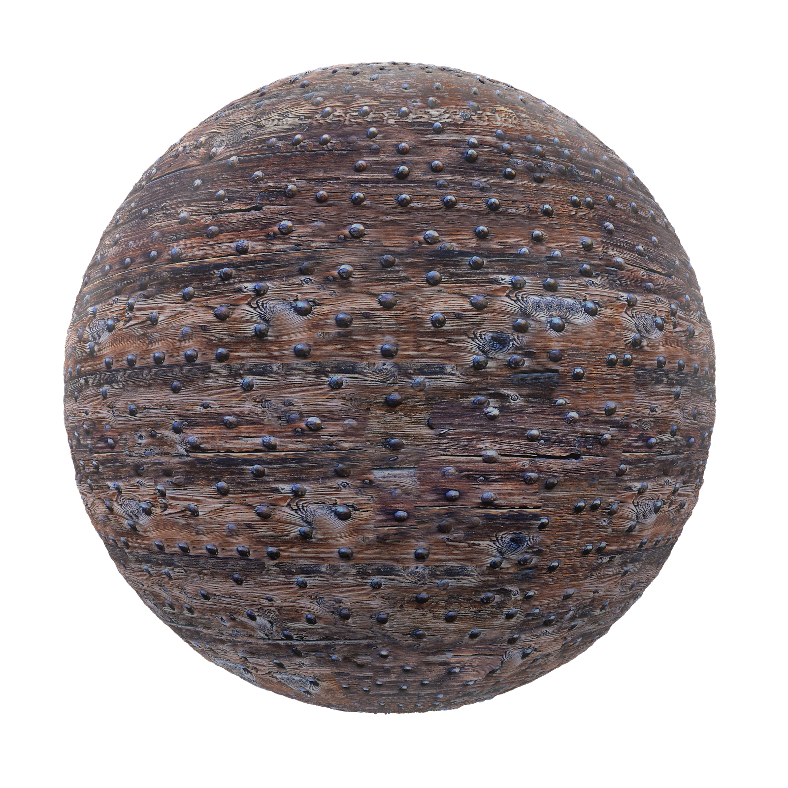 TEXTURES – WOOD – Old Studded Wood - thumbnail 1