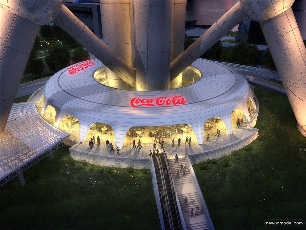 3D Models of Commercial Building – Exterior 3D Scenes – 526 – VRAY - thumbnail 2