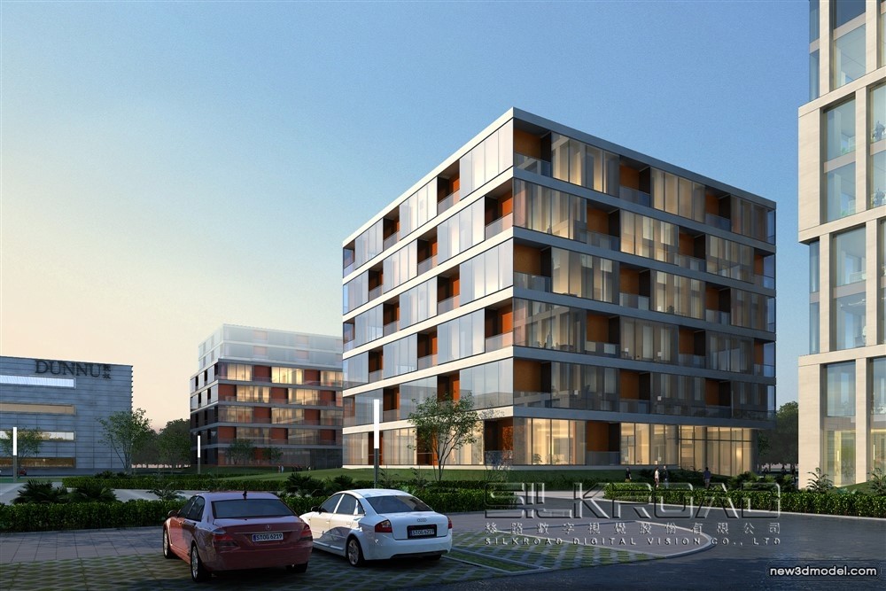 3D Models of Commercial Building – Exterior 3D Scenes – 767 – VRAY - thumbnail 2
