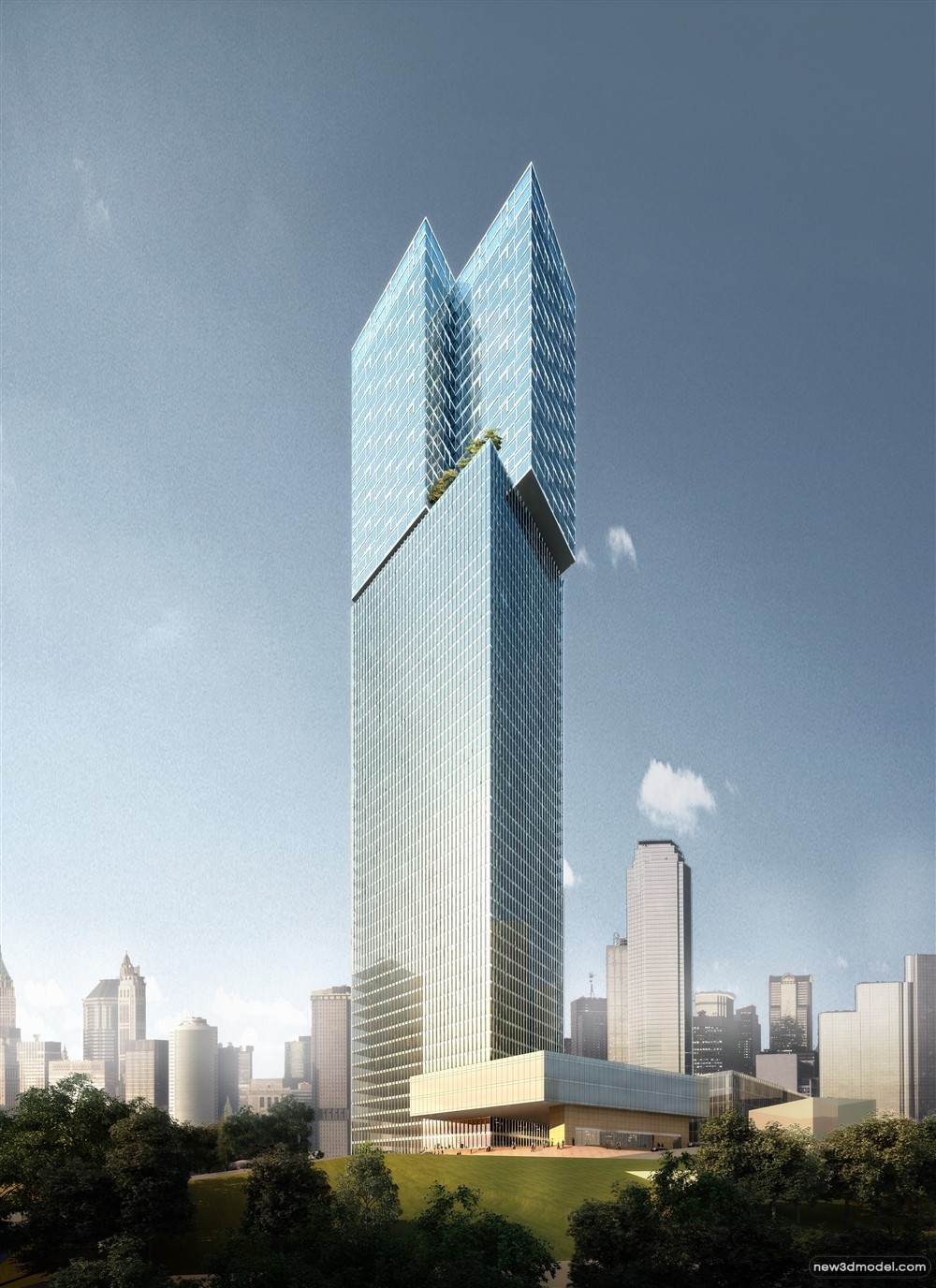 3D Models of Commercial Building – Exterior 3D Scenes – 766 – VRAY - thumbnail 5