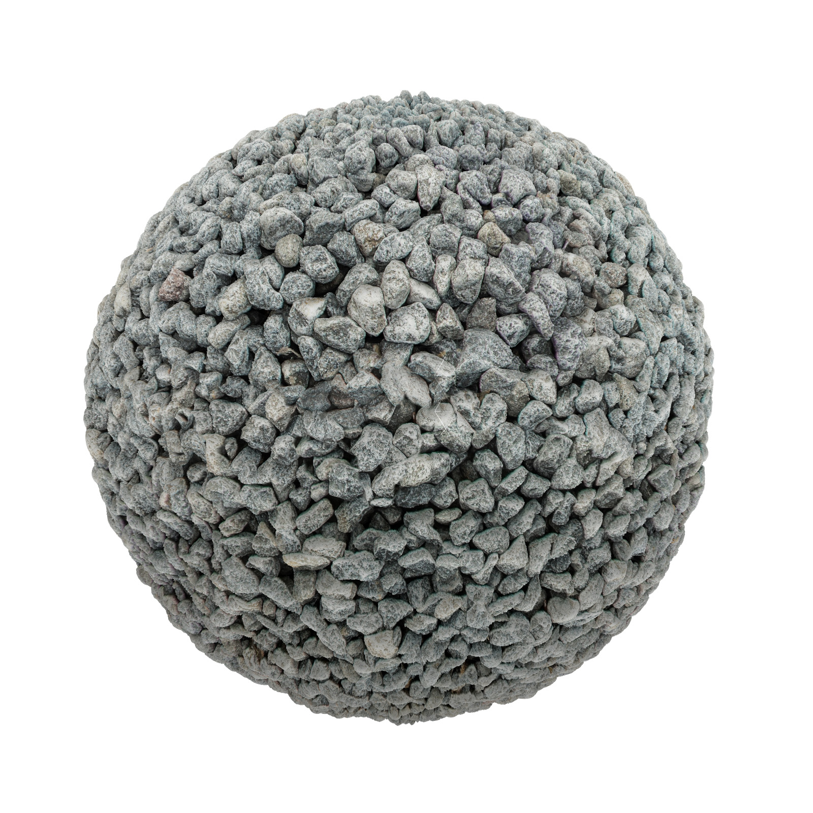 TEXTURES – STONES – CGAxis PBR Colection Vol 1 Stones – grey gravel 2 - thumbnail 1
