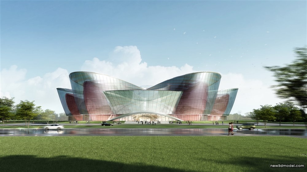 3D Models of Commercial Building – Exterior 3D Scenes – 301 – VRAY - thumbnail 5