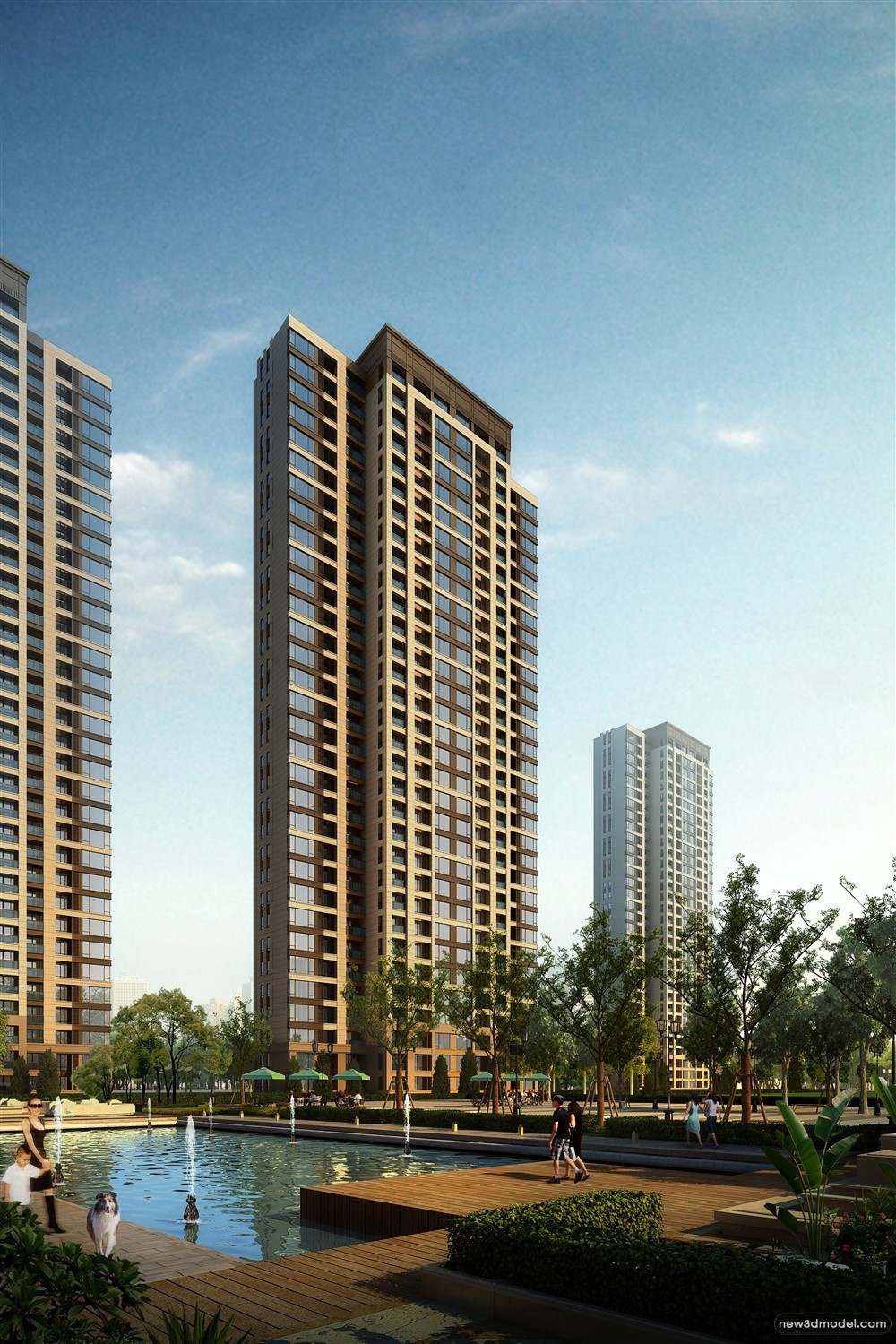 3D Models of Commercial Building – Exterior 3D Scenes – 773 – VRAY - thumbnail 2