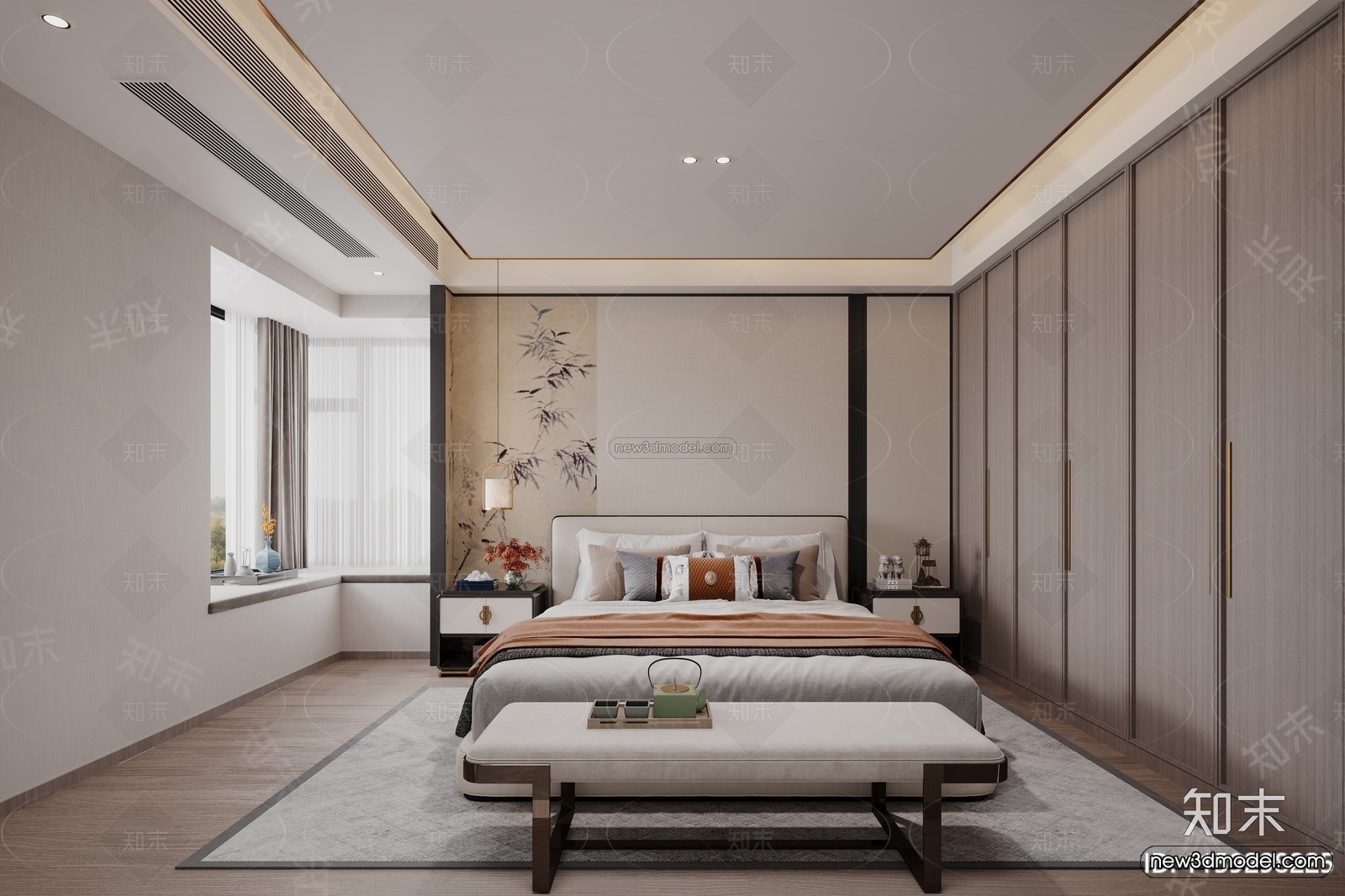 Modern Style Interior 3D Blocks and 3D Models – Living Room 3D Scene – 270 – CORONA - thumbnail 3