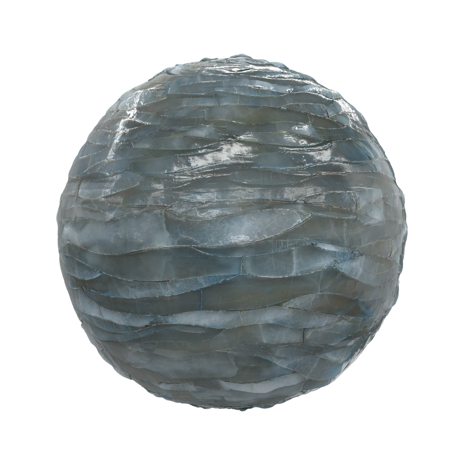 TEXTURES – STONES – CGAxis PBR Colection Vol 1 Stones – blue shiny rock - thumbnail 1