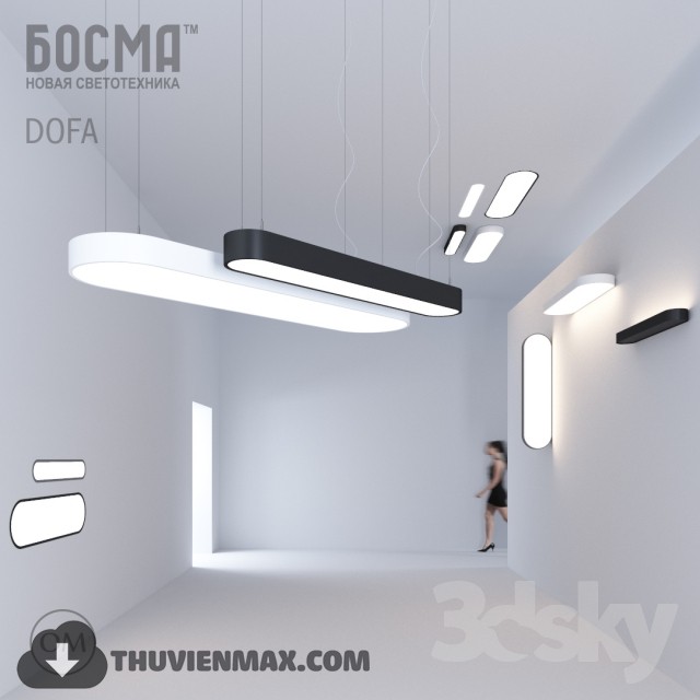 3DSKY MODELS – CEILING LIGHT 3D MODELS – 258 - thumbnail 1