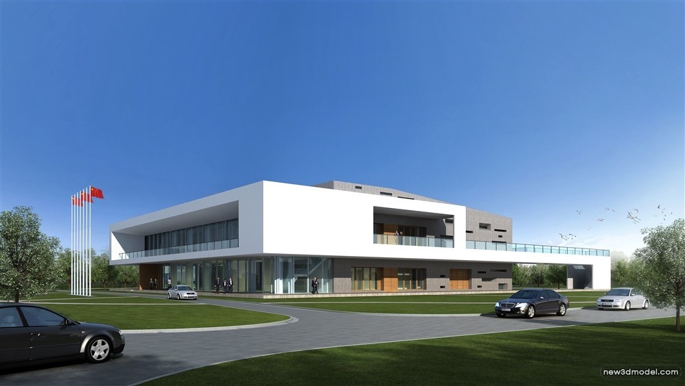 3D Models of Commercial Building – Exterior 3D Scenes – 791 – VRAY - thumbnail 4