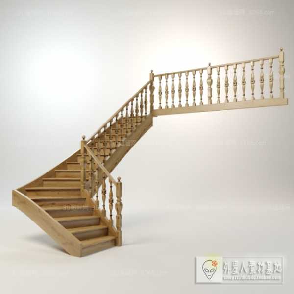 3DSKY PRO MODELS – STAIR 3D MODELS – 080 - thumbnail 1