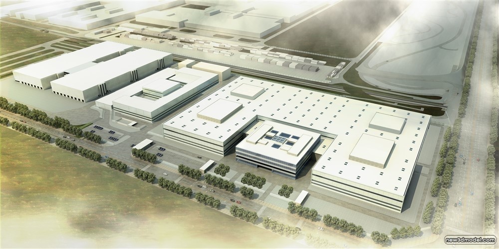 3D Models of Commercial Building – Exterior 3D Scenes – 792 – VRAY - thumbnail 2