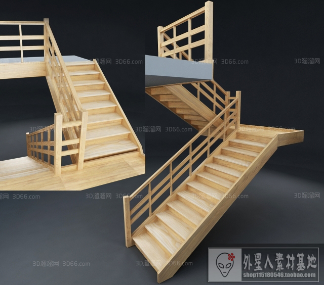 3DSKY PRO MODELS – STAIR 3D MODELS – 083 - thumbnail 1