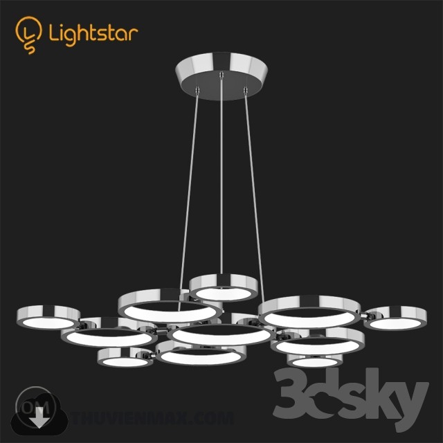 3DSKY MODELS – CEILING LIGHT 3D MODELS – 316 - thumbnail 1