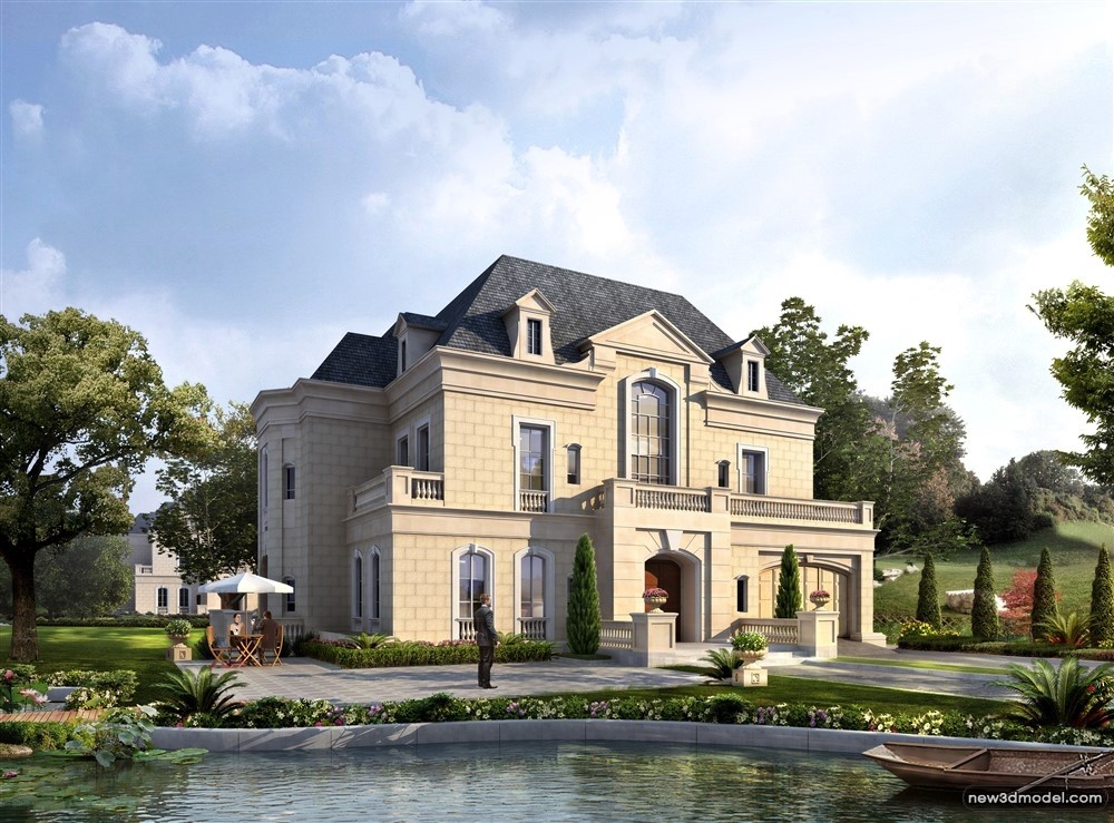 3D Models of Commercial Building – Exterior 3D Scenes – 1031 – VRAY - thumbnail 3