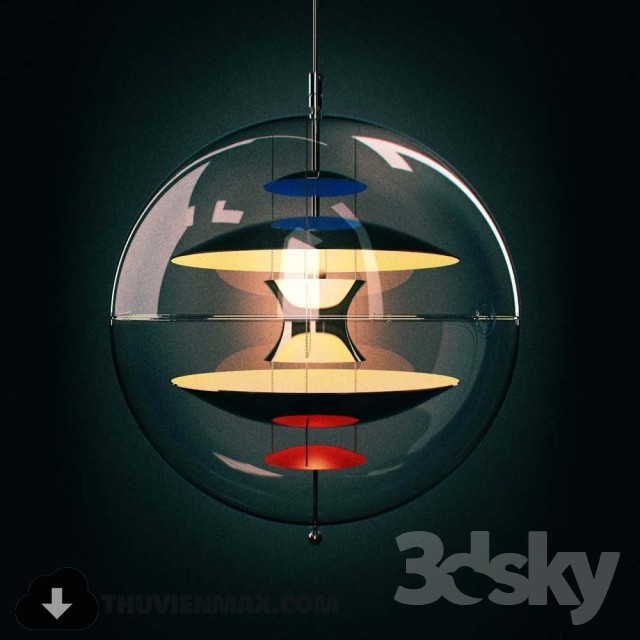 3DSKY MODELS – CEILING LIGHT 3D MODELS – 566 - thumbnail 1