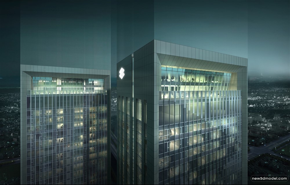 3D Models of Commercial Building – Exterior 3D Scenes – 337 – VRAY - thumbnail 4