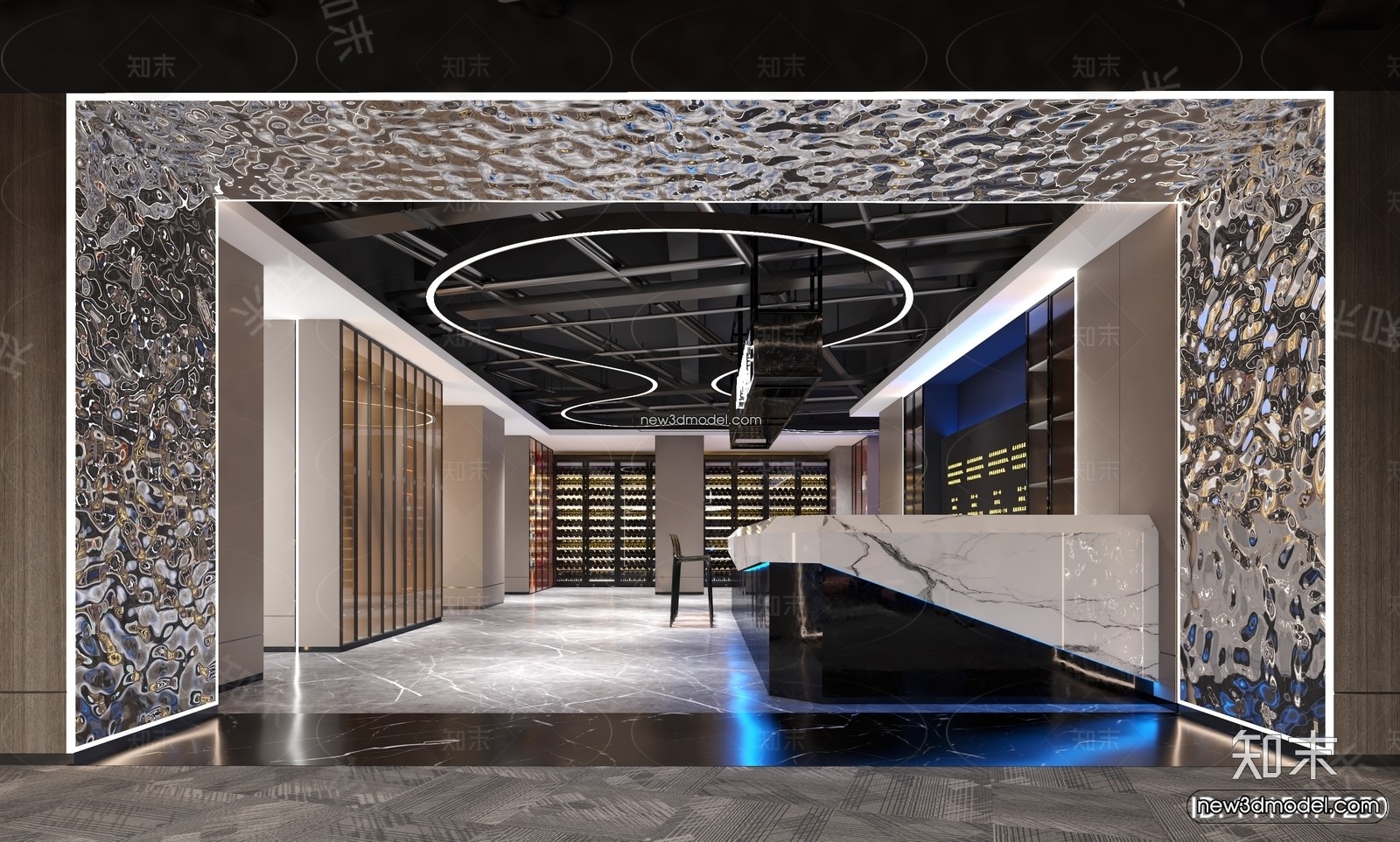 Interior 3D Models of Billiard – 3D Blocks – 045 – VRAY - thumbnail 3