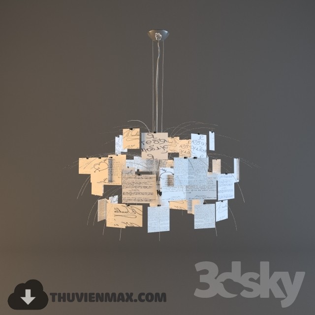 3DSKY MODELS – CEILING LIGHT 3D MODELS – 639 - thumbnail 1