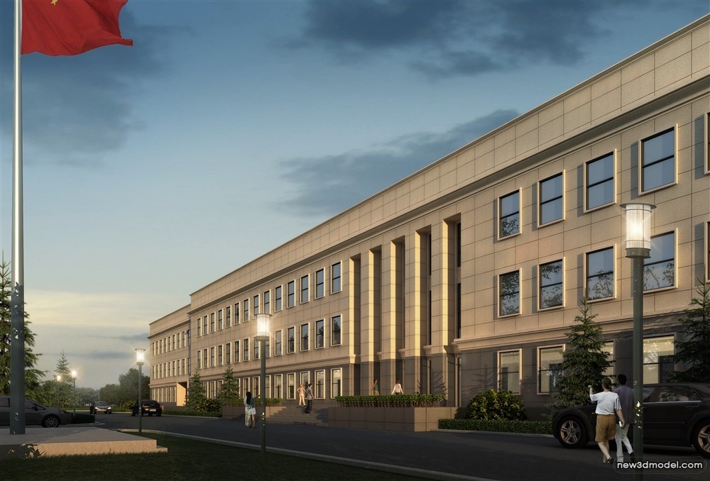 3D Models of Commercial Building – Exterior 3D Scenes – 603 – VRAY - thumbnail 4
