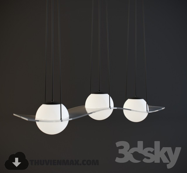 3DSKY MODELS – CEILING LIGHT 3D MODELS – 649 - thumbnail 1