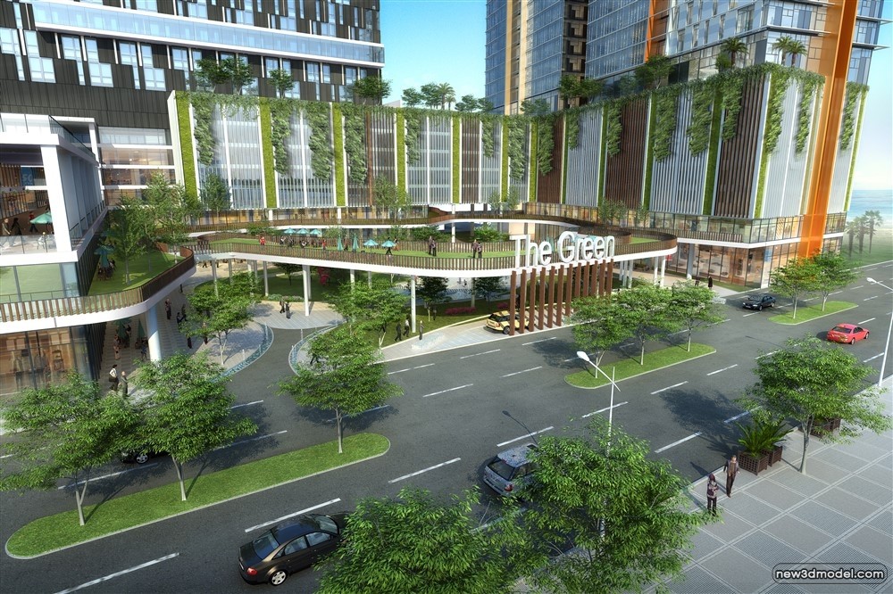 3D Models of Commercial Building – Exterior 3D Scenes – 354 – VRAY - thumbnail 4