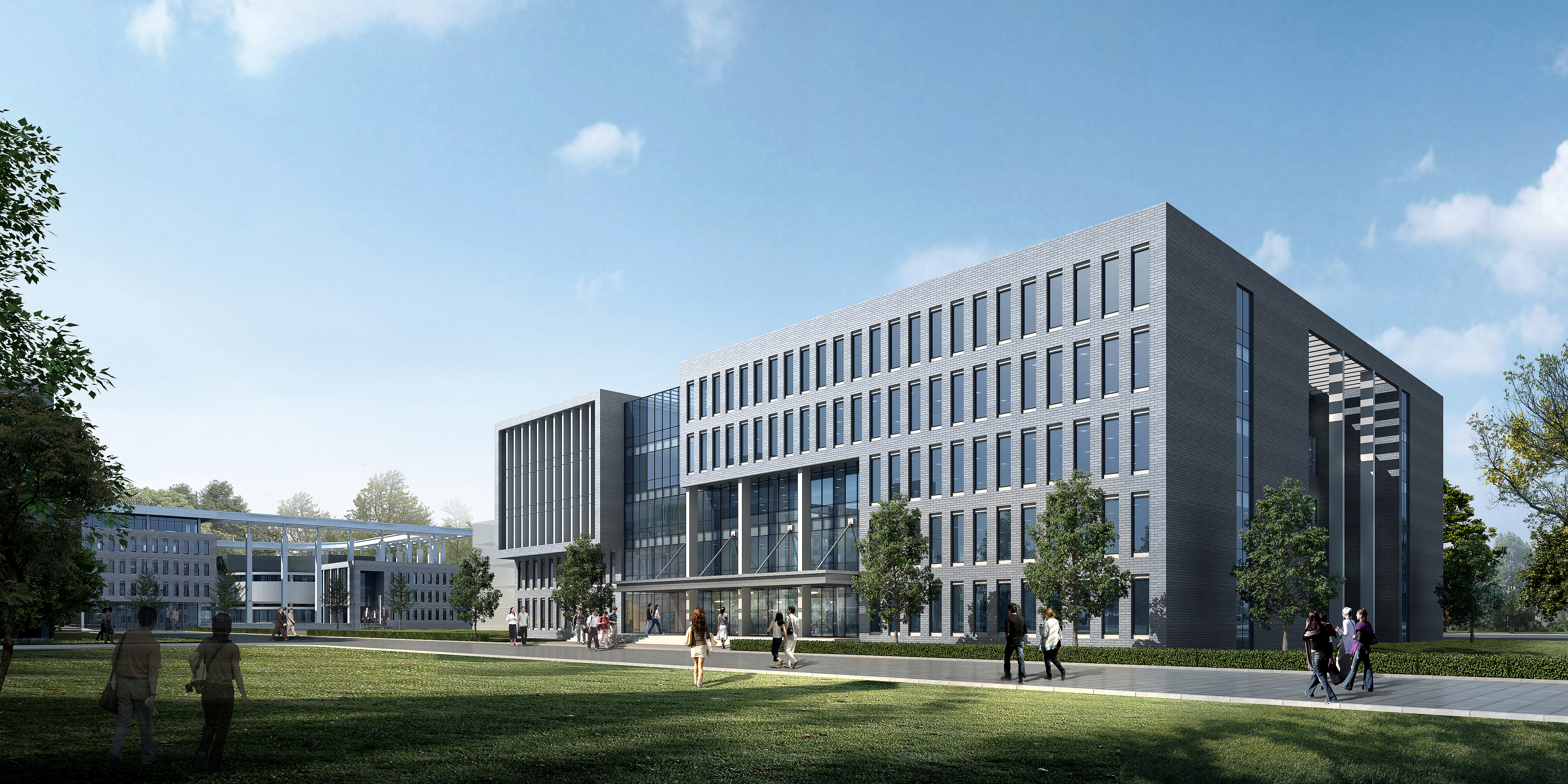Exterior 3D Models of Shool – 3D Scenes – 050 – VRAY - thumbnail 3