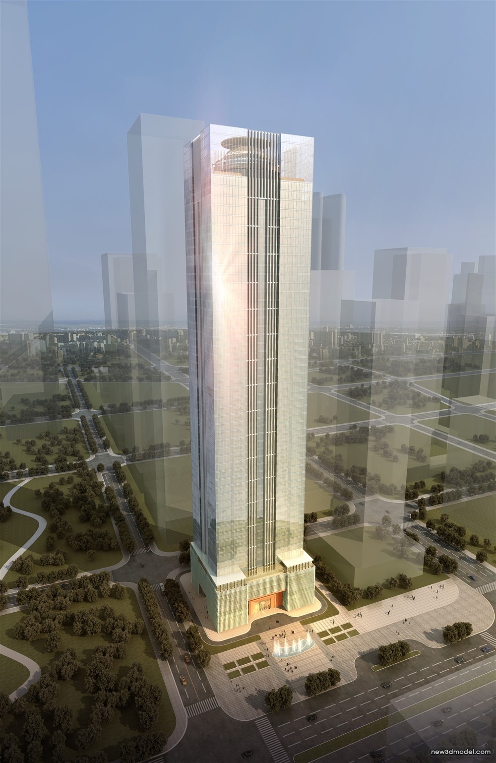 3D Models of Commercial Building – Exterior 3D Scenes – 450 – VRAY - thumbnail 2