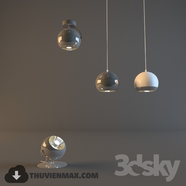 3DSKY MODELS – CEILING LIGHT 3D MODELS – 698 - thumbnail 1
