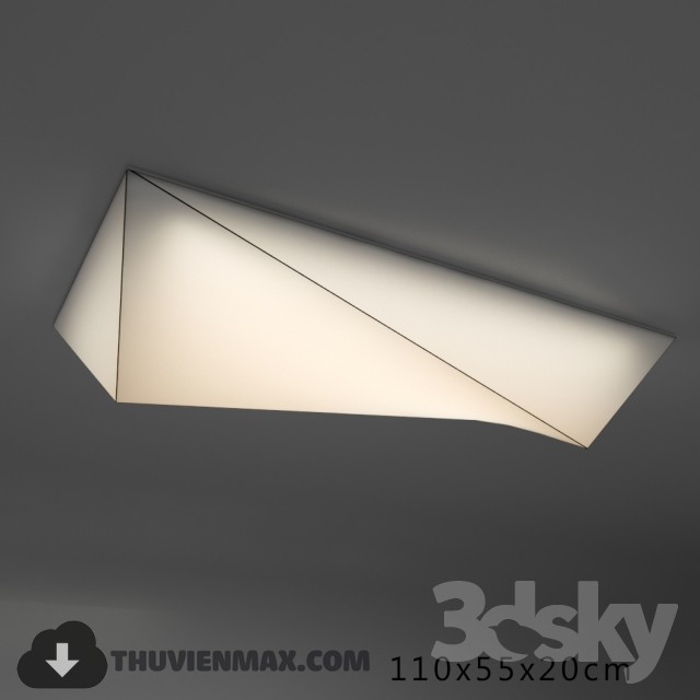 3DSKY MODELS – CEILING LIGHT 3D MODELS – 704 - thumbnail 1