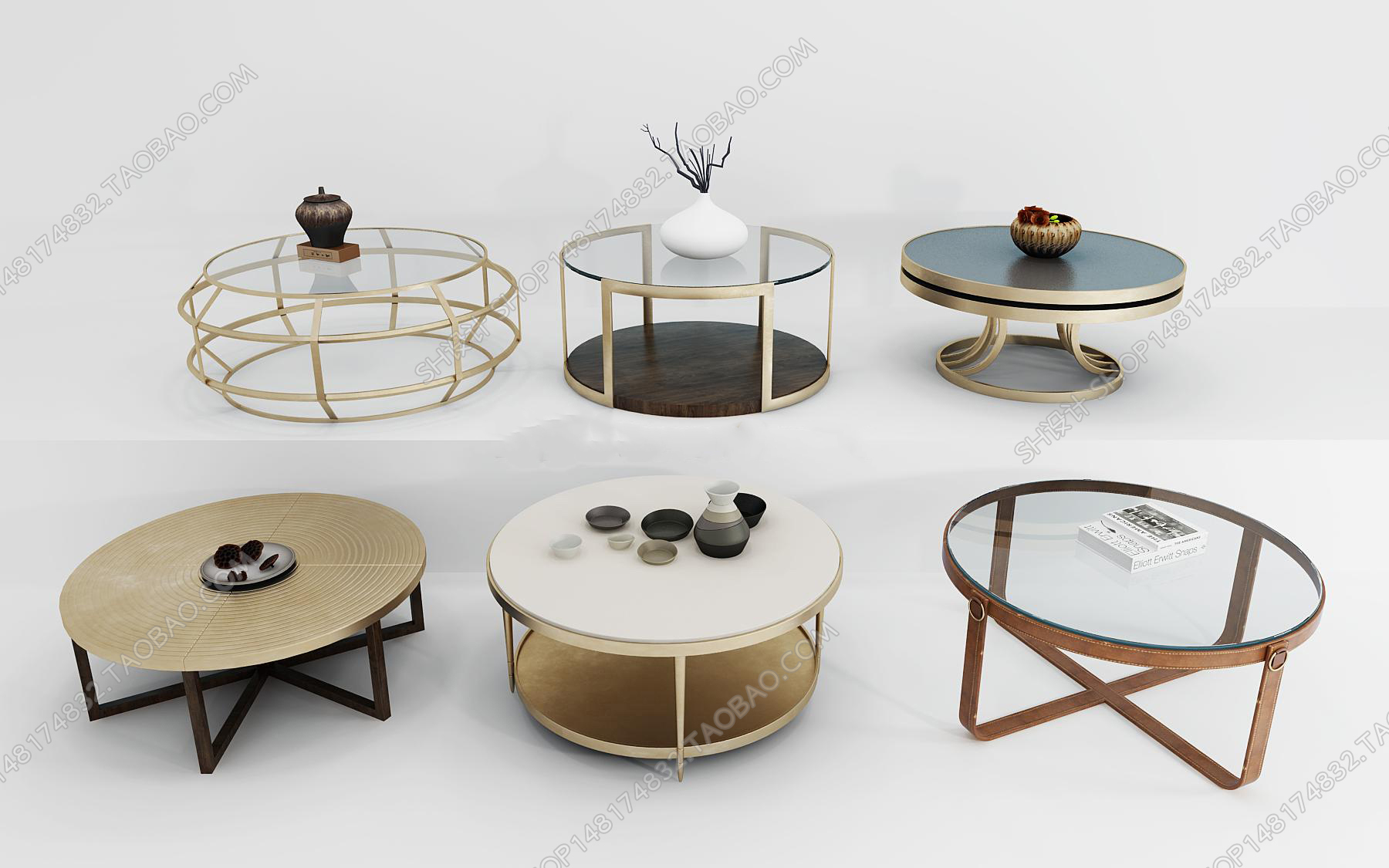3DSKY MODELS – COFFEE TABLE 3D MODELS – 047 - thumbnail 1