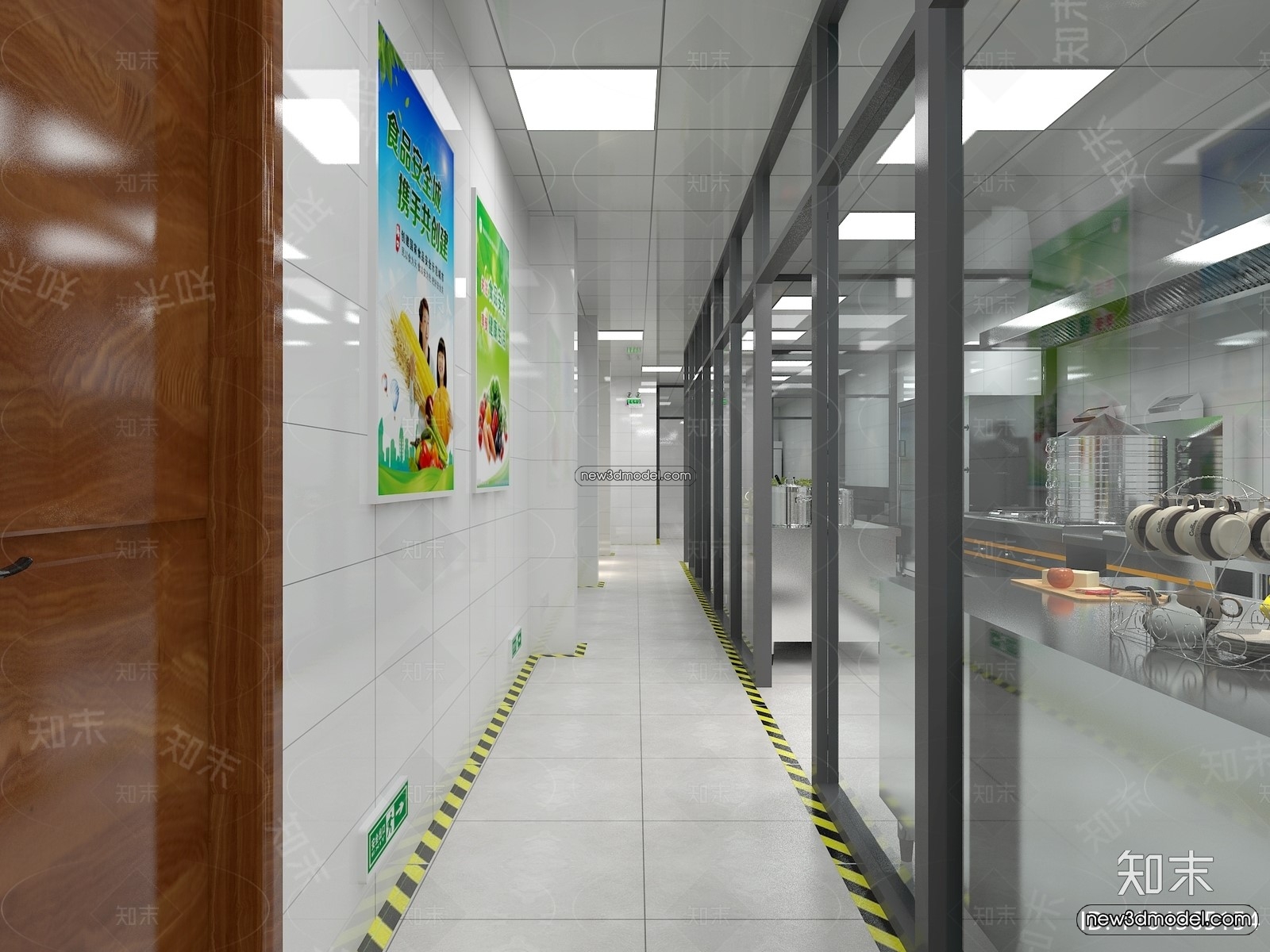 Restaurant Kitchen 3D Models – 3D Scene – 003 – VRAY - thumbnail 2