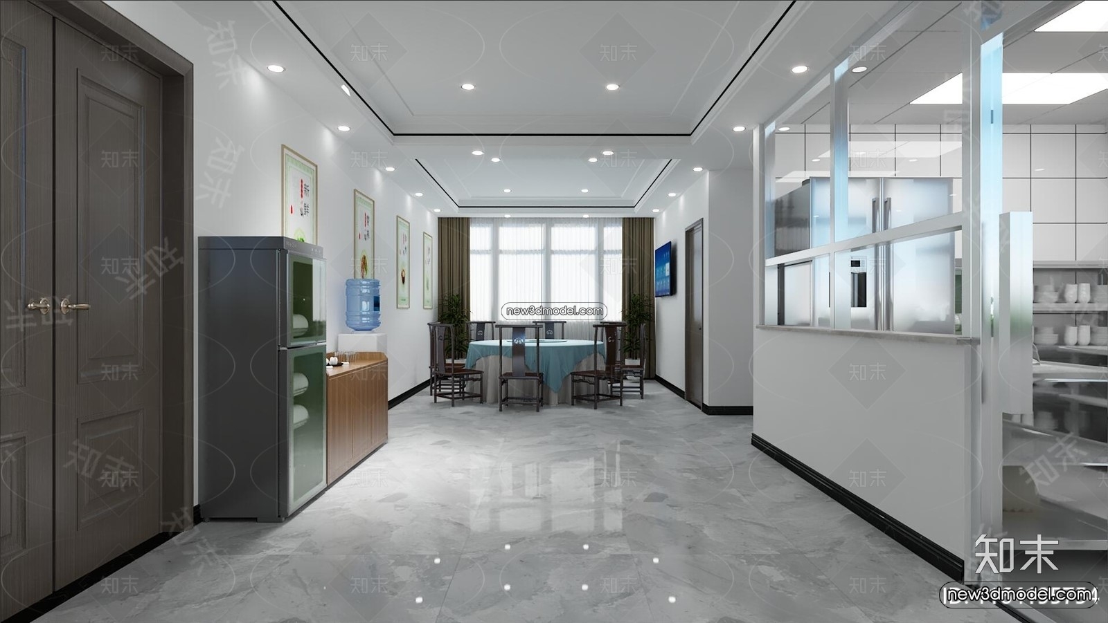 Restaurant Kitchen 3D Models – 3D Scene – 023 – VRAY - thumbnail 2