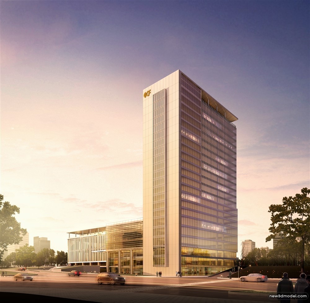 3D Models of Commercial Building – Exterior 3D Scenes – 463 – VRAY - thumbnail 4