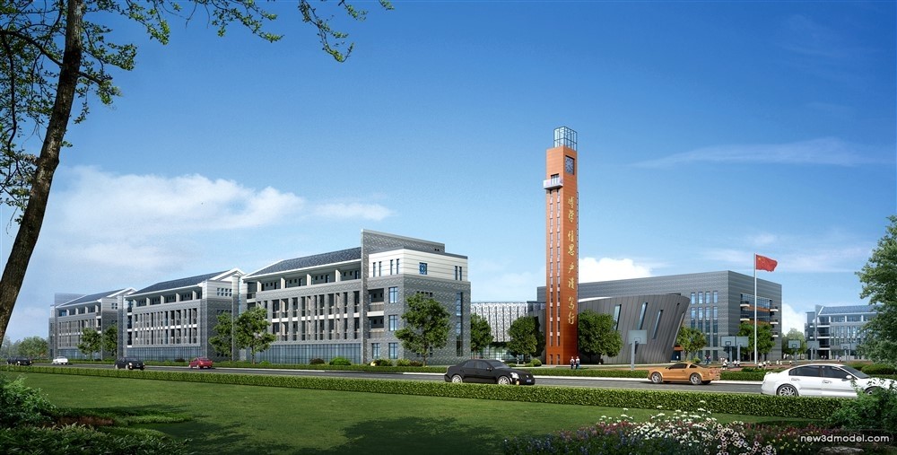 3D Models of Commercial Building – Exterior 3D Scenes – 628 – VRAY - thumbnail 4