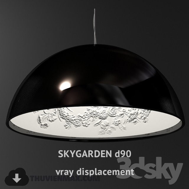 3DSKY MODELS – CEILING LIGHT 3D MODELS – 756 - thumbnail 1