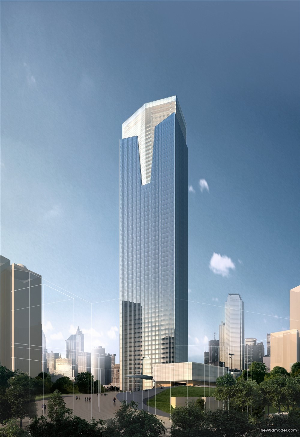 3D Models of Commercial Building – Exterior 3D Scenes – 630 – VRAY - thumbnail 4