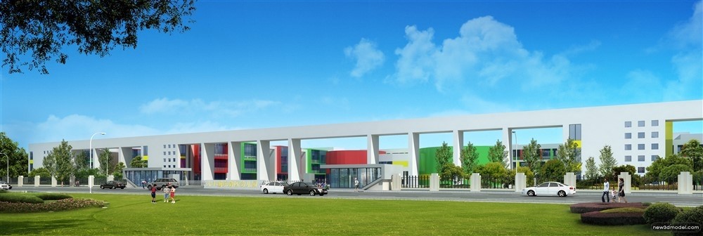 3D Models of Commercial Building – Exterior 3D Scenes – 474 – VRAY - thumbnail 2