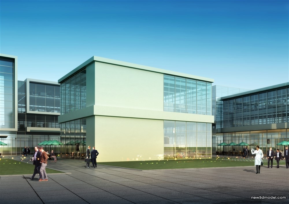 3D Models of Commercial Building – Exterior 3D Scenes – 910 – VRAY - thumbnail 5