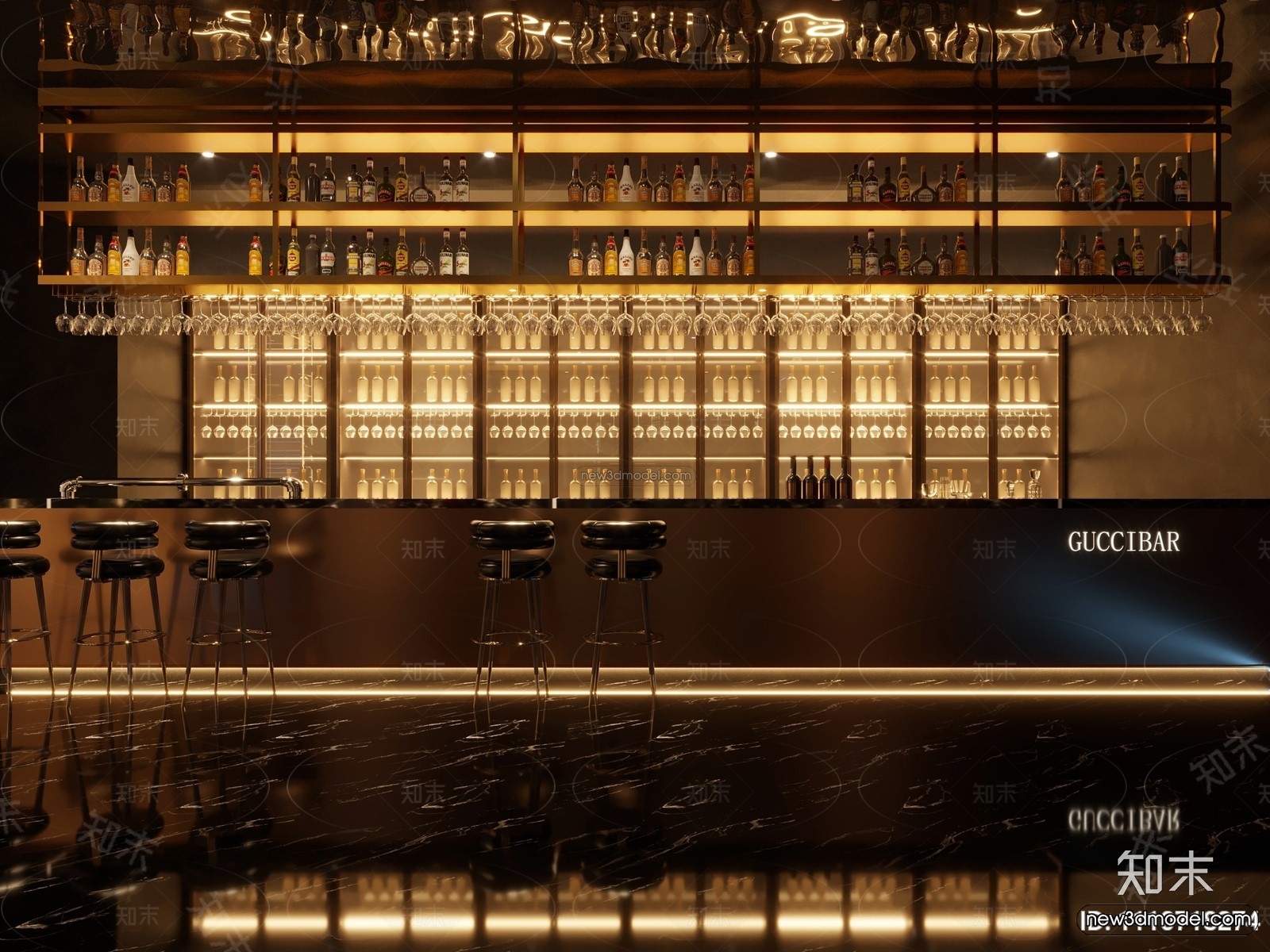 Southeast Asia Restaurant 3D Scenes – 3D Blocks – 042 – CORONA - thumbnail 2