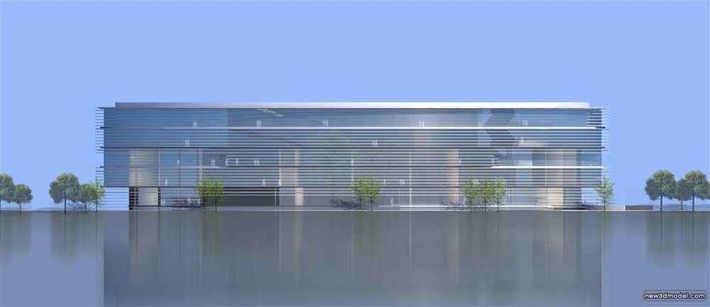 3D Models of Commercial Building – Exterior 3D Scenes – 640 – VRAY - thumbnail 4