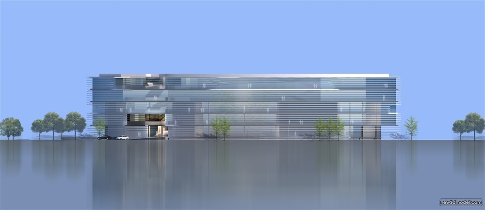 3D Models of Commercial Building – Exterior 3D Scenes – 640 – VRAY - thumbnail 3
