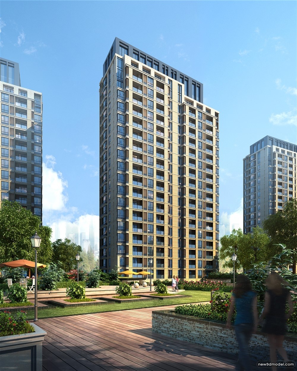 3D Models of Commercial Building – Exterior 3D Scenes – 492 – VRAY - thumbnail 4