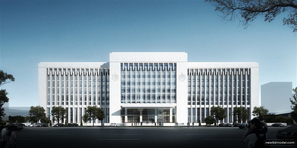 3D Models of Commercial Building – Exterior 3D Scenes – 930 – VRAY - thumbnail 2