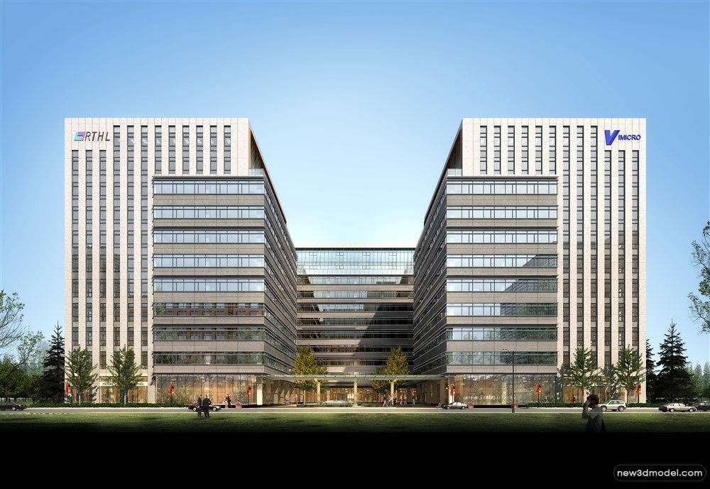 3D Models of Commercial Building – Exterior 3D Scenes – 937 – VRAY - thumbnail 4