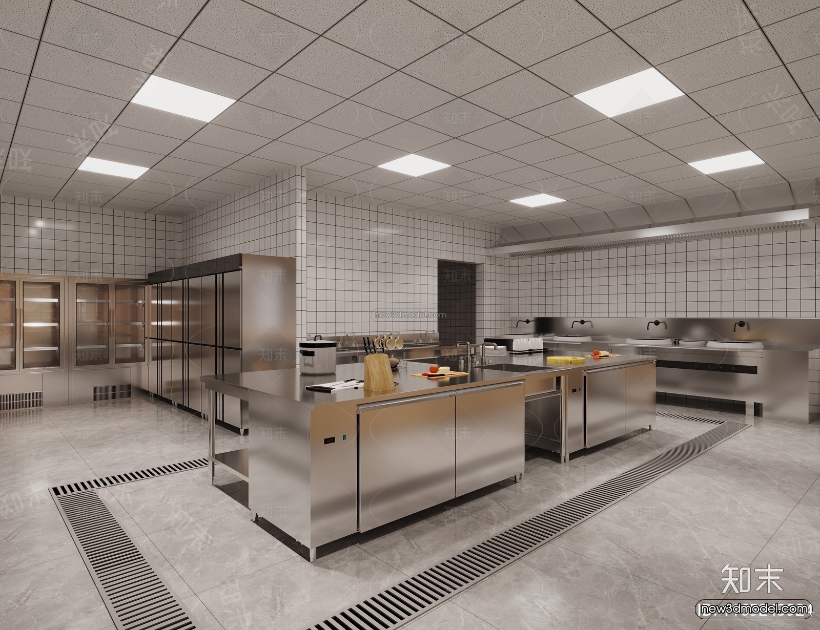 Southeast Asia Restaurant 3D Scenes – 3D Blocks – 095 – CORONA - thumbnail 3
