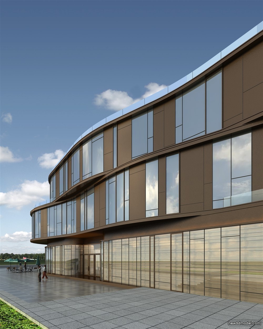 3D Models of Commercial Building – Exterior 3D Scenes – 953 – VRAY - thumbnail 5