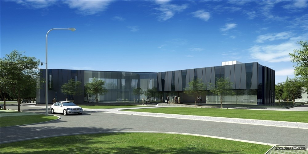 3D Models of Commercial Building – Exterior 3D Scenes – 954 – VRAY - thumbnail 4
