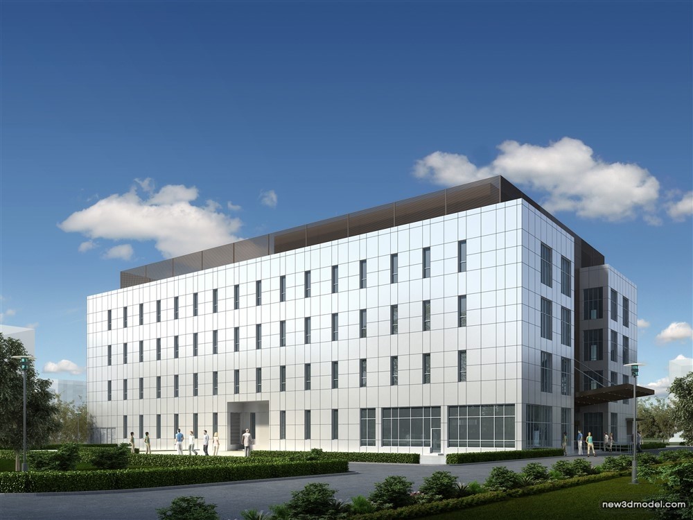 3D Models of Commercial Building – Exterior 3D Scenes – 956 – VRAY - thumbnail 4